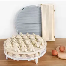 Бытовой лоток для хранения пельменей складной антипригарный кухонный поднос для пельменей