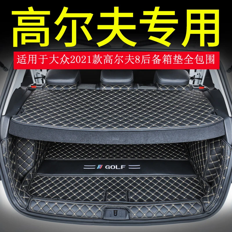 

Suitable for Volkswagen Golf 8 trunk mat 21 version, fully enclosed 19 version Golf 7 car trunk carpet 19-21 version auto parts