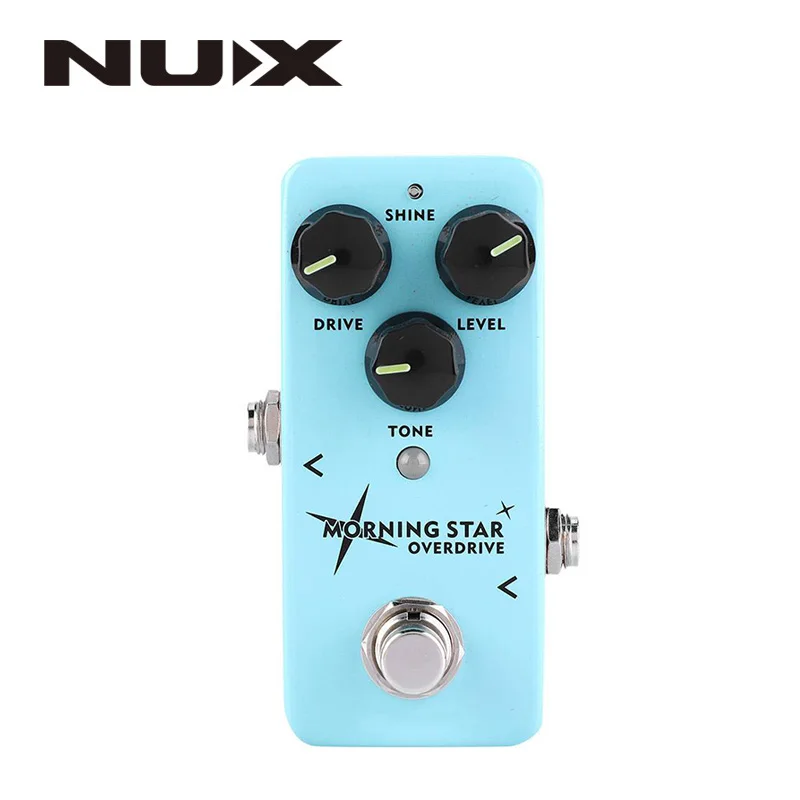 NUX Morning Star NOD-3 Blues Overdrive электрогитарная педаль эффектов настоящий буфер обход Мини Основные эффекты классический Blues выключатель