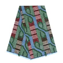 Хлопок настоящая гарантия настоящий голландский воск Pagnes Африканский настоящий голландский воск 6 ярдов африканская ткань