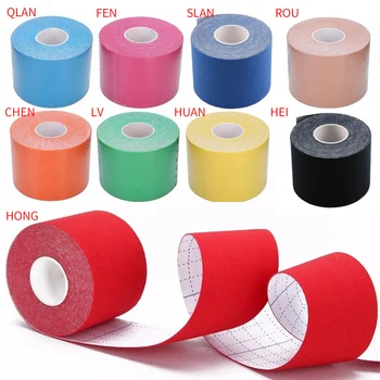 

1 Roll Therapeutic Tape Physio Muscle Support Cotton Sport Anti-Freeze Waterproof Breathable 5M*5CM