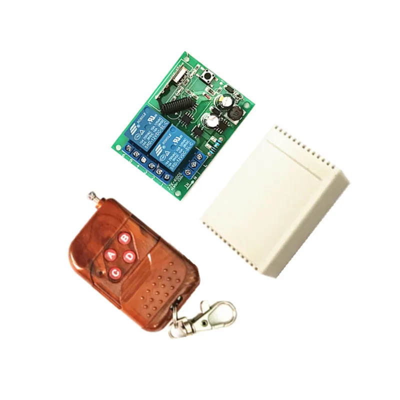 433 МГц универсальный беспроводной пульт дистанционного управления AC 85 В~ 250 В 110 В 220 В 2CH релейный модуль приемника и RF 433 МГц пульт дистанционного управления s