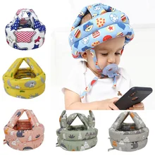 

Protective Baby Hat Cute Cartoon Anti-collision Safety Adjustable Toddler Helmet Kids Hat Kids Accessories for Baby Boys Girls