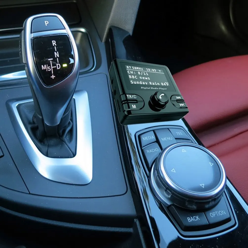2," lcd Автомобильный DAB приемник тюнер fm-передатчик адаптер Антенна USB Plug and Play CT с автомобильным зарядным устройством
