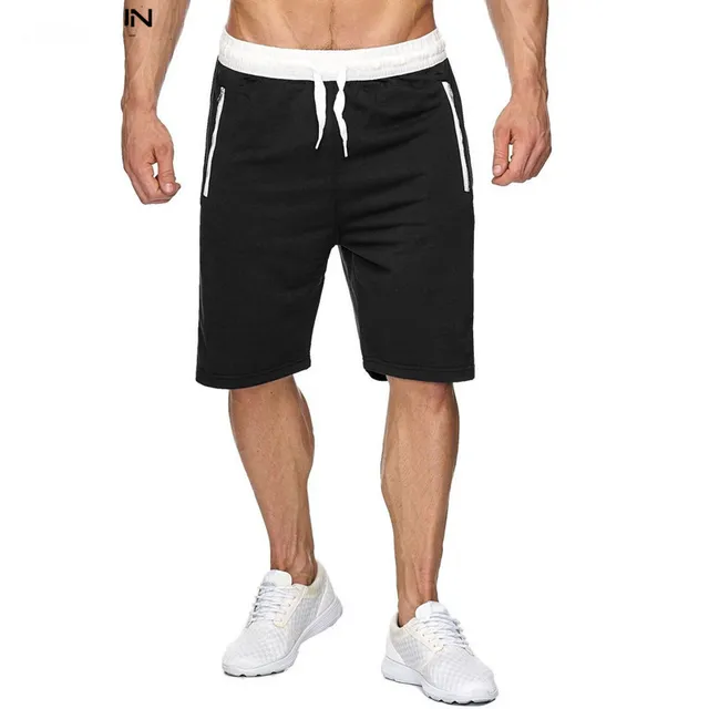 Summer Shorts Men Running Jogger Fitness Shorts Breathable Mens Gym Shorts Sports Workout Short Pants Male Solid Grey Black Blue 4