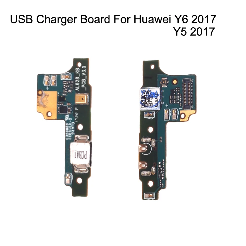 USB зарядное устройство для huawei Y6 запасные части зарядное устройство плата для huawei Y5