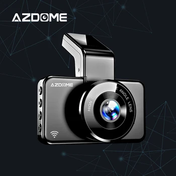 

AZDOME M17 1080P Dash Cam WIFI 24H Parking Monitor DVR Dual Lens Car Camera Night Vision Video Recorder 170 Degree Wide Dashcam