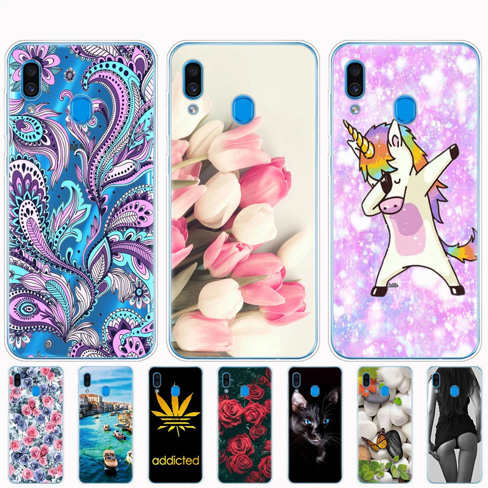 Силиконовый чехол для Samsung Galaxy A20 A20E задняя крышка A 20 2019 A205F A202F мягкий из ТПУ