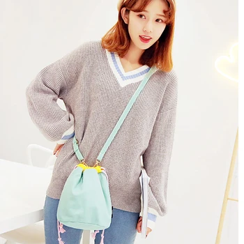 

Fashion Small Women Cotton And Linen Bucket Bag Handbag Drawstring Shoulder Bag Messenger Crossbody Casual Totes