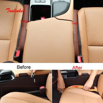 

Tonlinker Interior Car Seat Gap plug Leak proof Strip Cover Stickers for Lexus 2019 Car Styling 1 PCS PU/Cotton Cover stickers