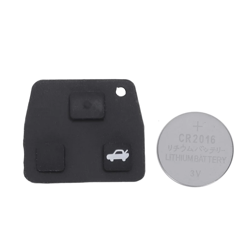 

Rubber Rubber Key Cover For TOYOTA YARIS Avensis RAV4 corolla Battery & 2 keys