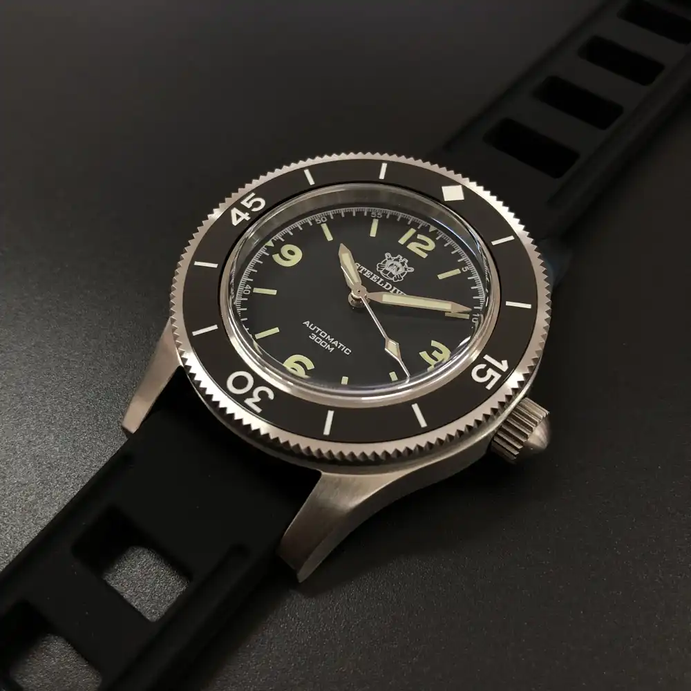 steel dive watch