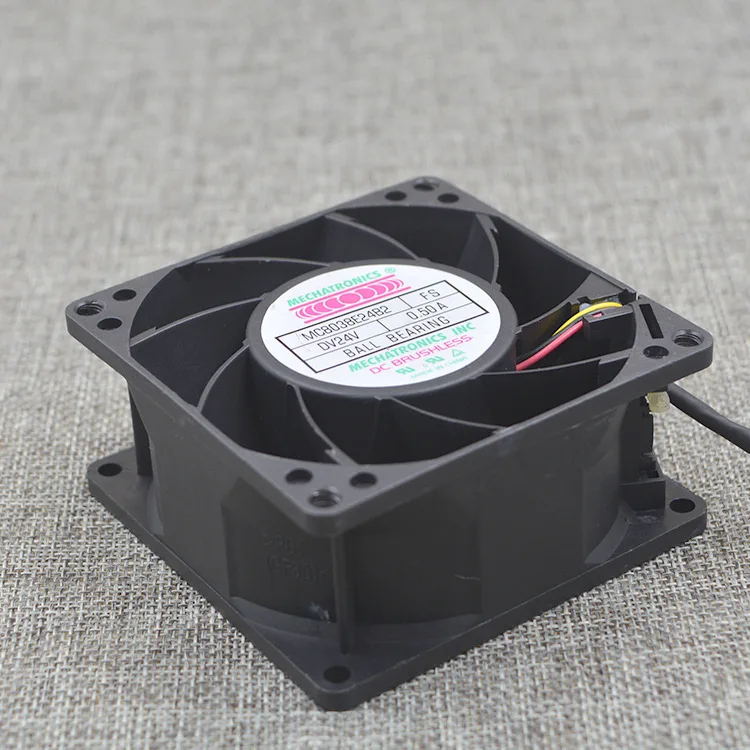 Для Южная Корея MC8038E24B2 24V 0.50A 3 линии 8038 8 см 80 V80 V38 Инвертор Вентилятор охлаждения