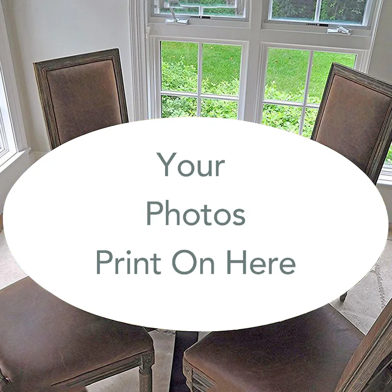 

Customized Round Table Cloth Printed Your Design Picture Photo Printed Table Cloth Personal Print Your Design Table Cloth