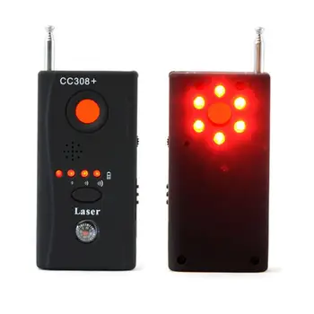 

Wireless RF Signal Detector CC308 Multi Function Camera Bug GSM Alarm System WiFi GPS Laser 1MHz-6.5GHz Range Adjustable Sensiti