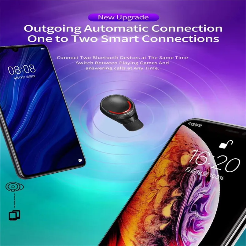 Одиночные ME-28 Bluetooth 5,0 беспроводные наушники-вкладыши гарнитура стерео спортивные наушники US Audifonos Para Celular 40NOV4