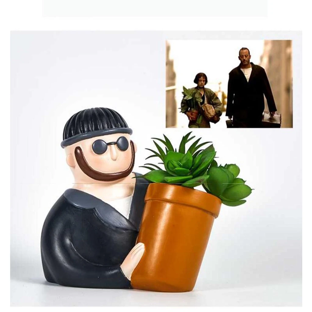 Cute Succulent Cactus Mini Flower Pot Desktop Window Decoration for Office Home