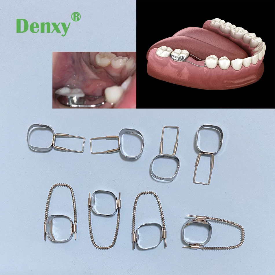 40pcs/10sets Dental Orthodontic Band 1st 2nd Molar Space Maintainer 29