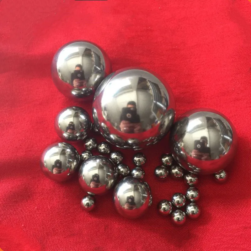 

2pcs 304 Stainless steel balls Dia 31.75 32 34 35 36 38.1 40 42 43 45 48 50 50.8 55 mm solid steel ball bearing instrument valve