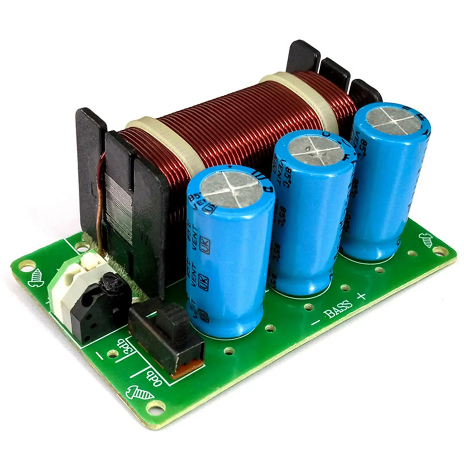

200W Pure Bass Subwoofer Crossover 1-Way Audio Frequency Divider Distributer