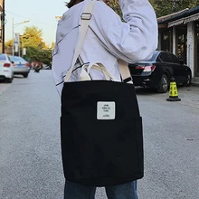 Для женщин большой Ёмкость легкий ранец Mochila, с молнией, брезент, повседневные сумочки многоразовые корейский стиль износостойкие сумка с несколькими карманами