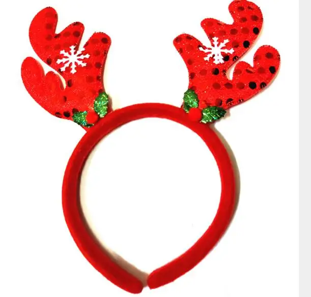 Headband Рождественская футболка для папы, мамы и ребенка; одежда для всей семьи; Одинаковая одежда для мамы, дочки, папы и сына; рубашка для мамы и меня - Цвет: Headband