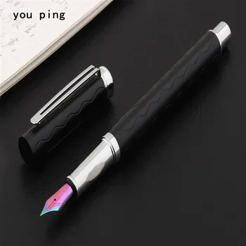 

Luxury quality 3703 Black Colors Business office Fountain Pen student School Stationery Supplies ink pens