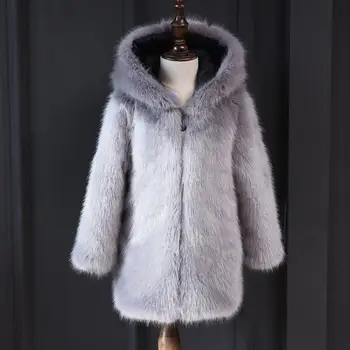 

Kids Warm Thick Coats Girls Boys Outwear Coat Infant Baby Hooded Faux Fur Jacket 2020 Winter Children Overcoat 721