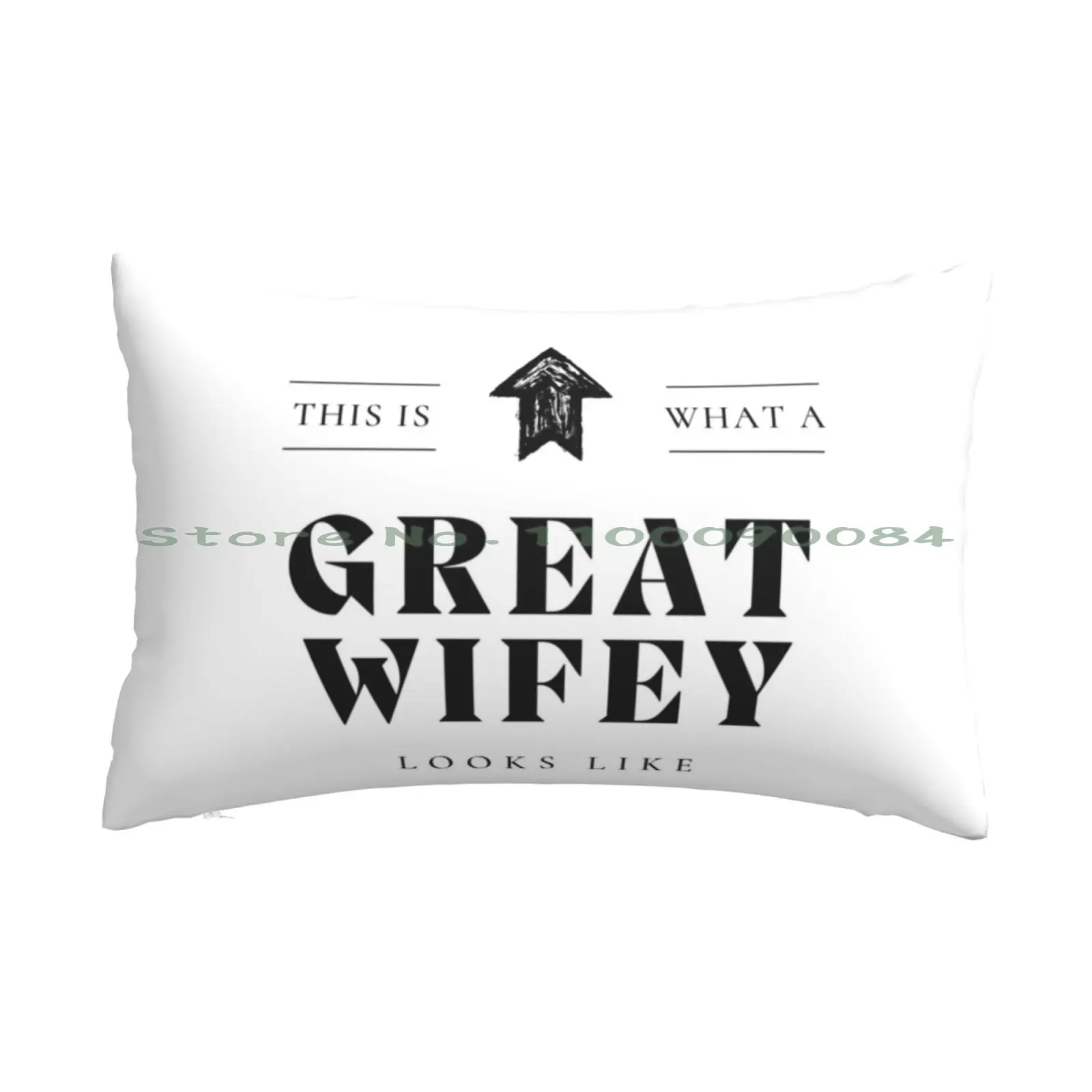 

This Is What A Great Wifey Looks Like Pillow Case 20x30 50*75 Sofa Bedroom Awesome Wife Best Wife Funny Wife Wife Funny Wife