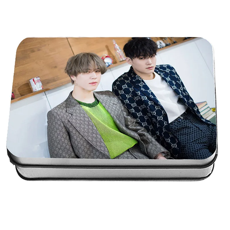 40 шт./кор. K-pop GOT7 JUS2 Мини альбом фокус LOMO карты Новая мода самодельные бумажные фото карты Канцелярский набор