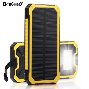 

Bakeey LED Light Solar Power Bank Case 20000mAh Large Capacity For universal Mobile Phone