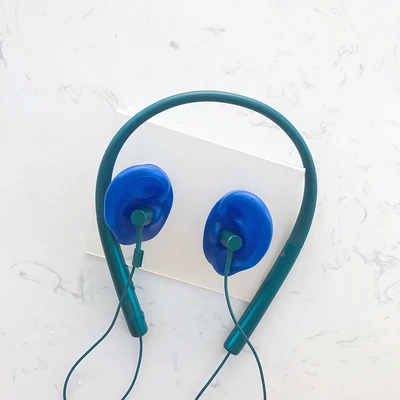 Модель человеческого уха asmr из мягкого силикона 4 Х6 см для bluetooth-гарнитуры