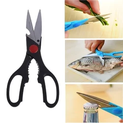 Multifuncional tesoura de cozinha tesoura aço inoxidável afiada abridor de garrafa scissor utensílios de cozinha em casa gadgets