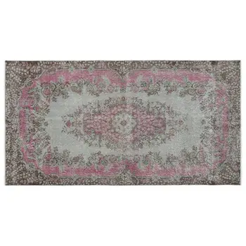 

Handmade Natural Vintage Turkish Area Rug 114x214 Cm-3'9''X7'0''