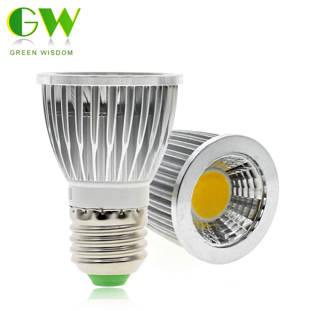 

LED Lamp E27 GU10 MR16 COB LED Bulb 220V 5W LED Condenser Lamps Diffusion Spotlight Warm White White Home Energy Saving Lighting