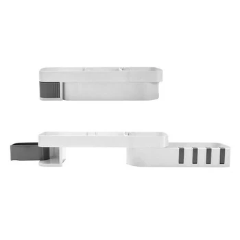 

Plastic Corner Shower Shelf Suction Cup Corner Rack Organizer Wall Mounted Bathroom Shower Shelf Kitchen Storage Holder