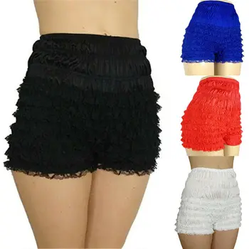 

2020 Women Lace Frilly Ruffle Knicker Ladies Short Trousers Shorts Sexy Shorts