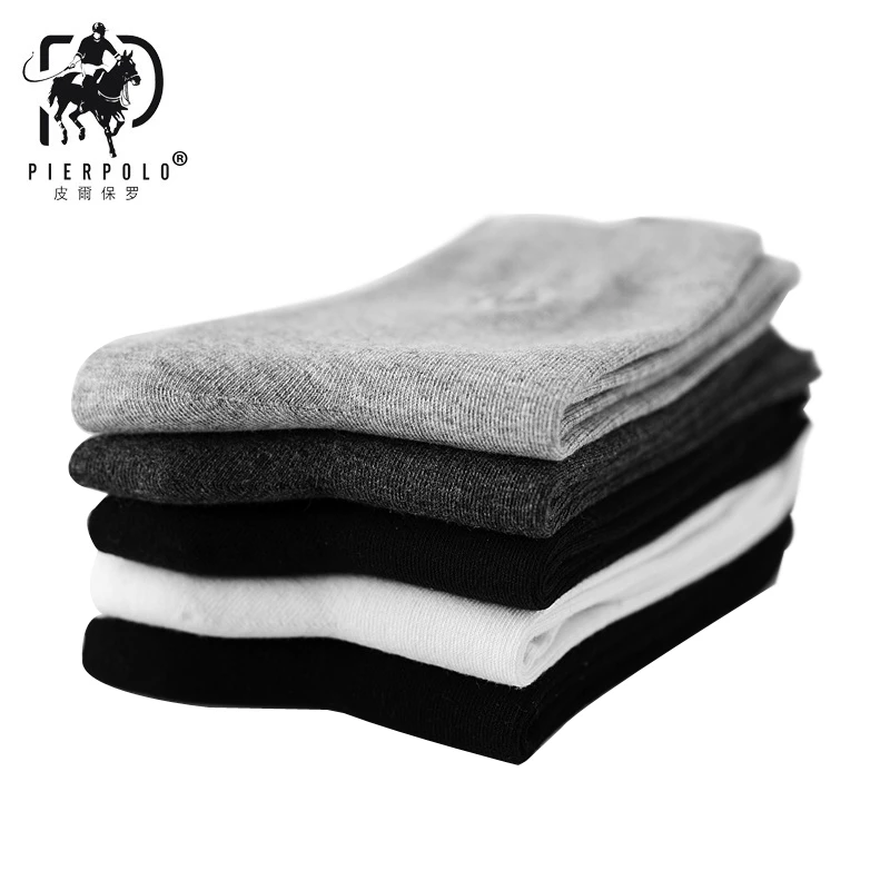 2018-High-Quality-Fashion-5-Pairs-lot-Brand-PIER-POLO-Casua-Cotton-Socks-Business-Embroidery-Men (3)