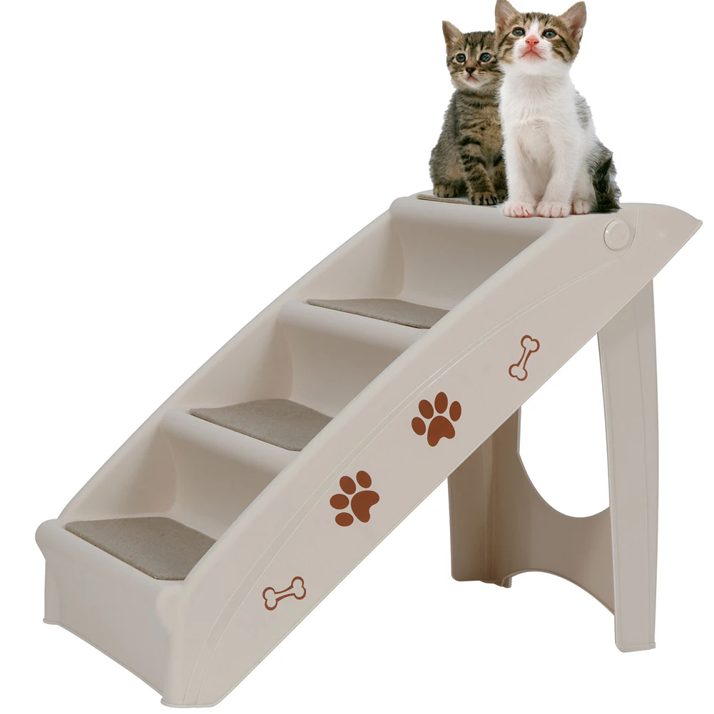 

Foldable Dog Ramp Stairs Steps For Smaller Pets Pickup Travel Ladder Pet Training Stairs Daily Necessities For Cats And Dogs