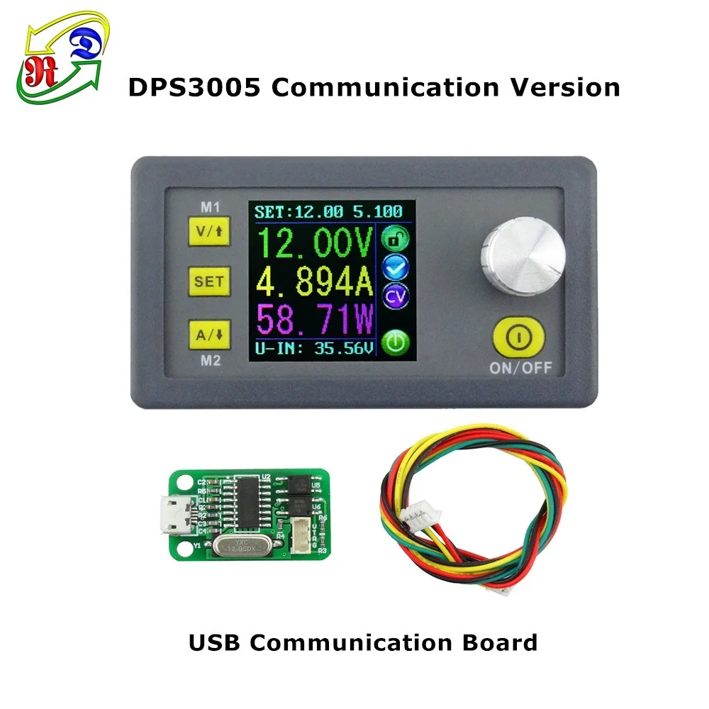 DPS3005 функция связи Постоянное Напряжение Ток понижающий модуль питания Преобразователь напряжения ЖК-Вольтметр 30 в 5A - Цвет: DPS3005 USB