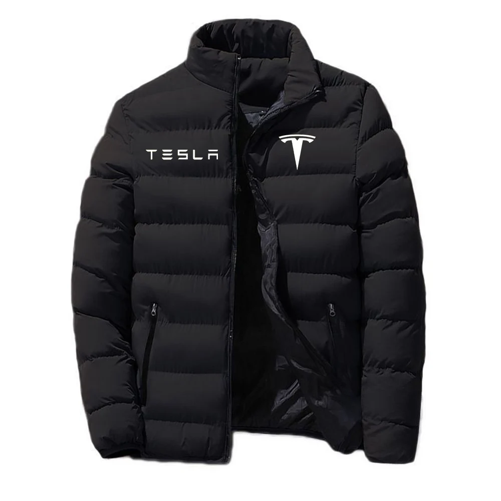 Новая мужская модная Классическая хлопковая одежда TESLA с принтом зимняя теплая