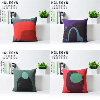 

Covers Printed Home Textile Pillowcase Throw Originality Pillow Case Cotton Linen For Pillow Office Abstract