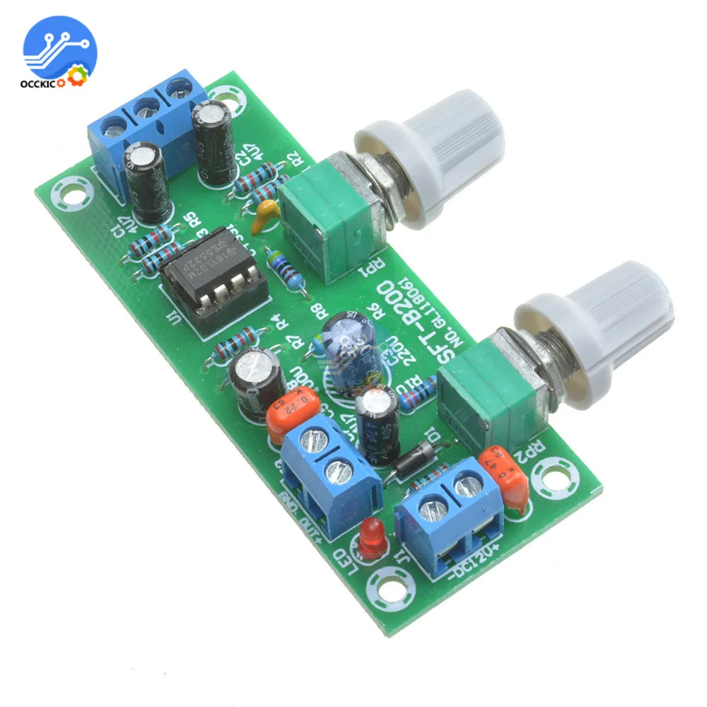 Предусилитель стерео NE5532 Tone Board DC 10-24V сабвуфер низкочастотный фильтр Модуль FR-4 PCB сильный анти-помех