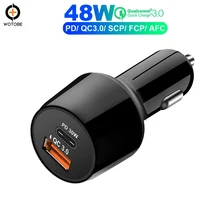 USB C TYPE-C PD 30 Вт автомобильное зарядное устройство Быстрая зарядка 3,0 18 Вт 48 Вт блок питания для ноутбука с USB для iPhone X/8/8 Plus samsung