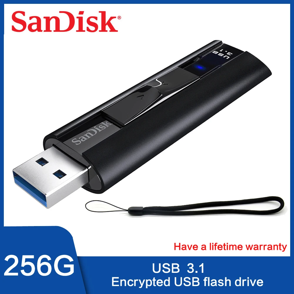SanDisk usb флеш-накопитель 3,1 64 Гб 128 ГБ 256 ГБ USB флеш-накопитель 3,1 диско-диск USB