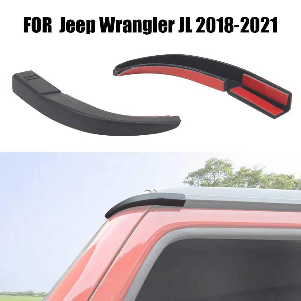 Roof Rain Diverter For Jeep Wrangler Jl 20182021 Exterior Accessories 1 Pair Abs Hardtop Rain