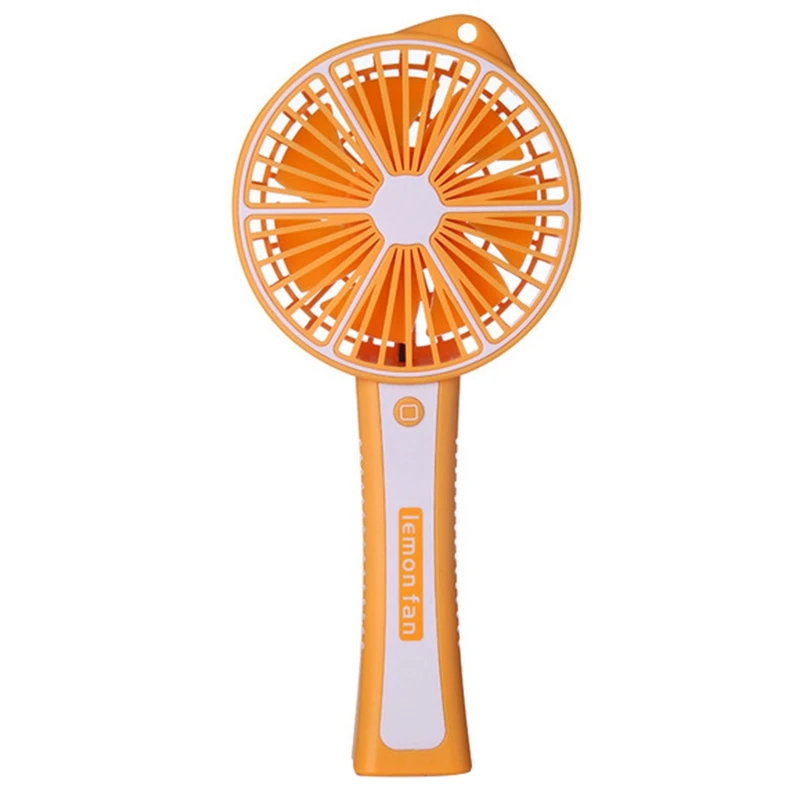 

Mini Hand Held Fan,Portable Quiet Electric Cooling Fan With Usb Rechargeable Battery Operated For Home Travel Orange