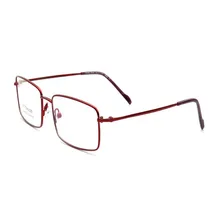 Унисекс Мода ретро полный обод b-титан асферические линзы оптические очки Анти-усталость Пресбиопия очки для чтения для женщин и мужчин