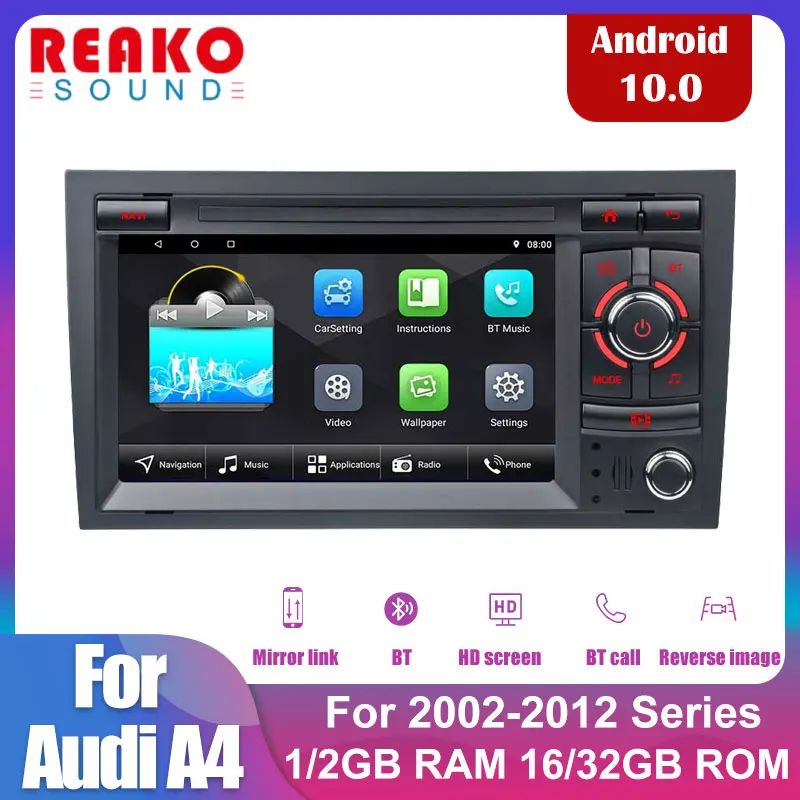 アーケードの対戦ゲームから Reakosound Androidカーラジオ 7インチipsスクリーン Gps Dvdプレーヤー 2din 車用audi 02 12 B6 S4 Rs4 ファッション Www Dreucayali Gob Pe