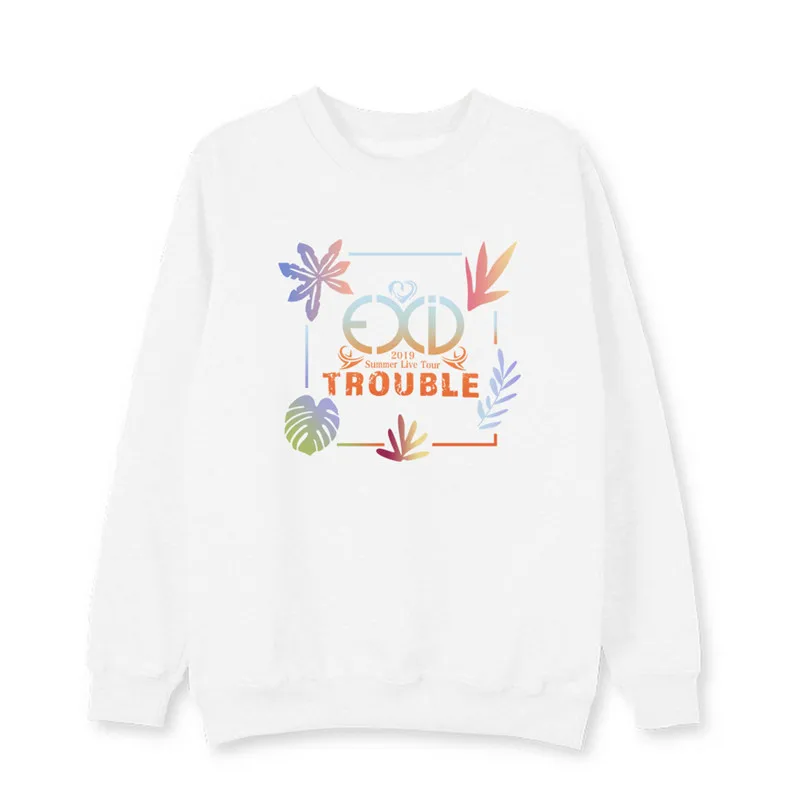 EXID альбом We Summer Live Trouble Concert Весна Осень Печать толстовки Solji Hyerin Yuji Dami Hae Ryeong подарок LJJ657